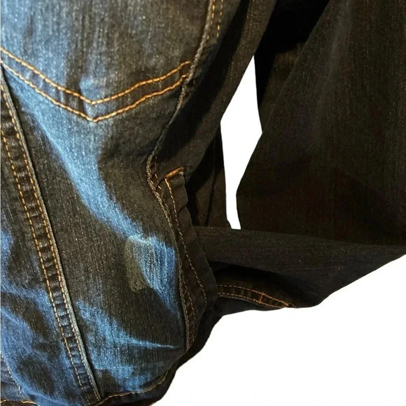 New Look Juniors' Plus Size Distressed Denim Jacket - Picture 5 of 8